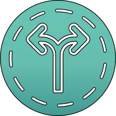 Modern bir simgenin vektör illüstrasyonu