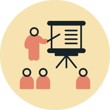 sunum tahtası vektör simgesi