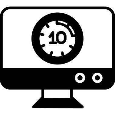 seo modern simgesinin vektör illüstrasyonu