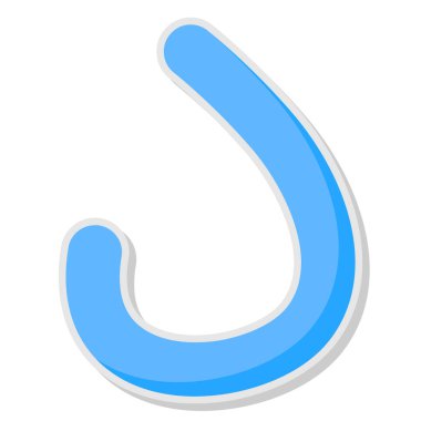 çizgi film doodle harf o