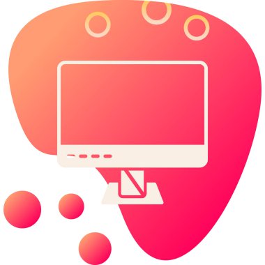 Bilgisayar faresi. Web simgesi basit illüstrasyon