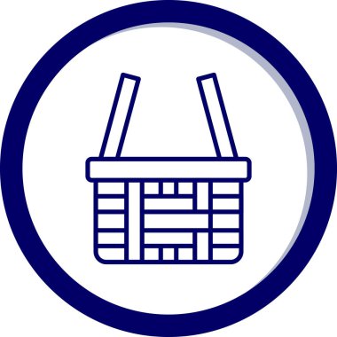 Yapı ve yapı simgesinin vektör illüstrasyonu