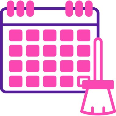 Takvim. Web simgesi basit illüstrasyon