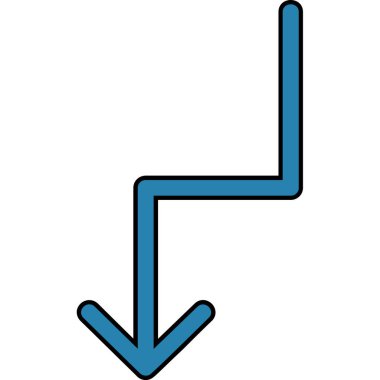 ok simgesi vektör illüstrasyonu