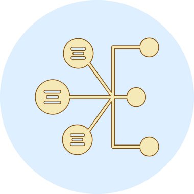 veri paylaşım vektör simgesi düzenlenebilir