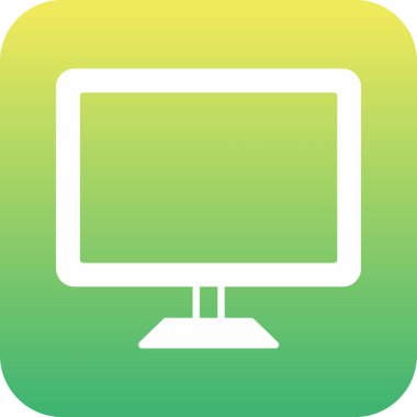 bilgisayar izleyici vektör simgesi