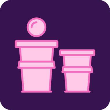 Modern b 'nin vektör illüstrasyonu bitkinin ikonundan yoksun