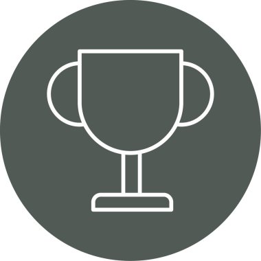 kupa simgesi vektör illüstrasyonu