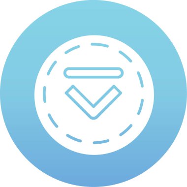 Bir simgenin vektör illüstrasyonu