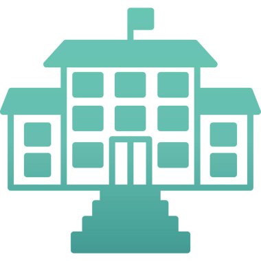 Ev ikonu. vektör illüstrasyonu