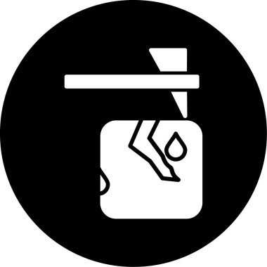 Gıda simgesinin vektör illüstrasyonu