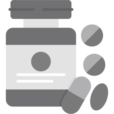 medicine pills icon, outline style