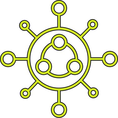 Ağ web simge vektör çizim