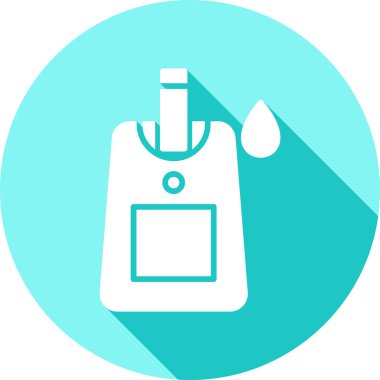 Çanta. Web simgesi basit illüstrasyon