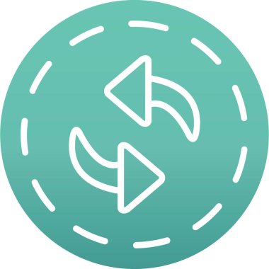 Modern simgenin vektör illüstrasyonu