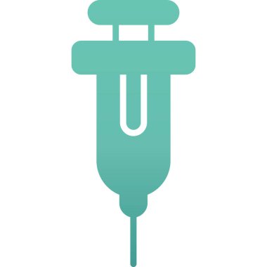 Şırınga ikonu vektör çizimi