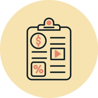 Vektör vergisi illüstrasyonu