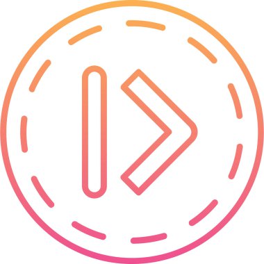 ok simgesi vektör illüstrasyonu