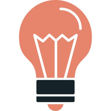 ampul vektör simgesi