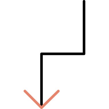 ok simgesi vektör illüstrasyonu