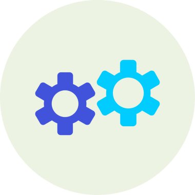 Teçhizat Web simgesi basit illüstrasyon