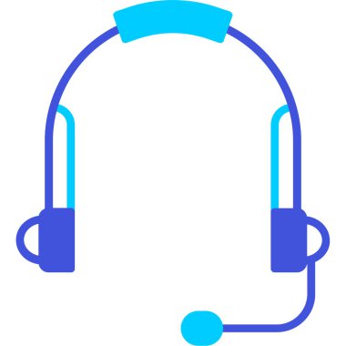 Kulaklık. Web simgesi basit illüstrasyon