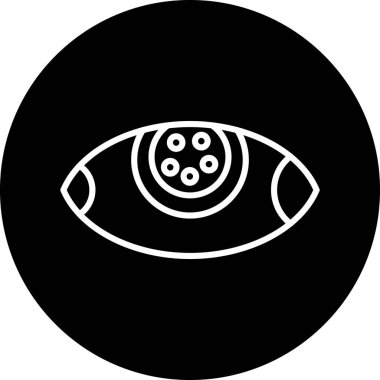 Göz simgesi vektör illüstrasyonu