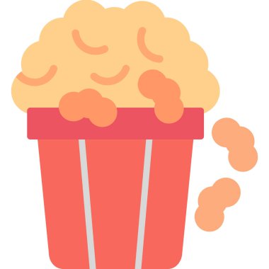 Kek tatlı ikonu düz stil.