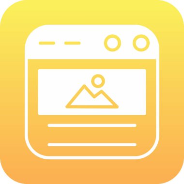 Seo simgesinin vektör illüstrasyonu