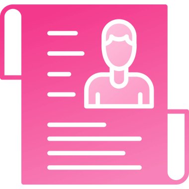 belge simgesi vektör illüstrasyonu