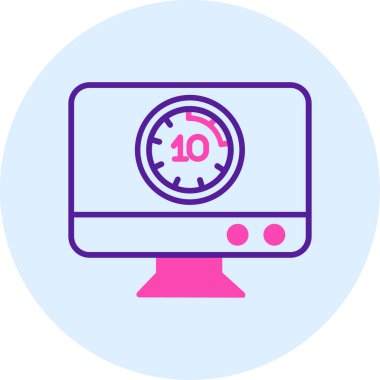 izleyici ikon vektör illüstrasyonu