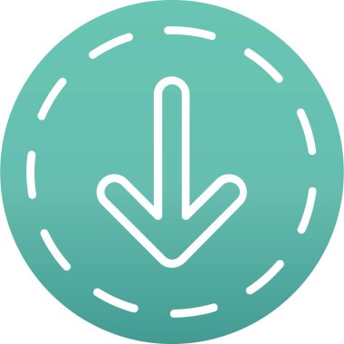 Ok. Web simgesi basit illüstrasyon