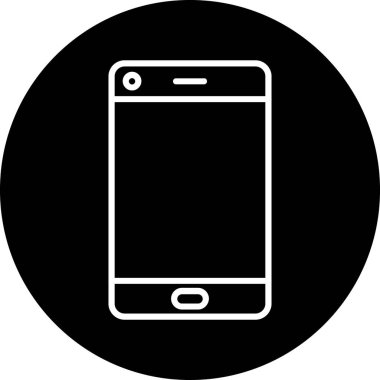 Akıllı telefon. Web simgesi basit illüstrasyon