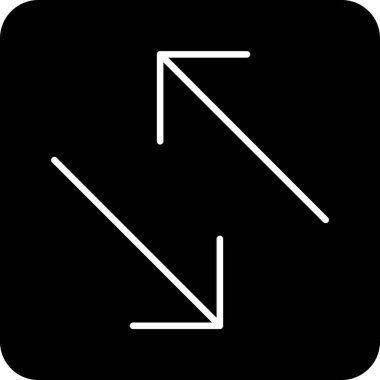 ok simgesi beyaz arkaplanda izole edildi