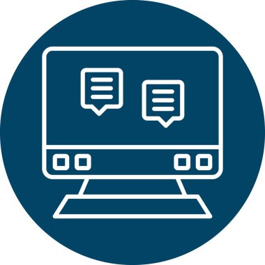 seo modern simgesinin vektör illüstrasyonu