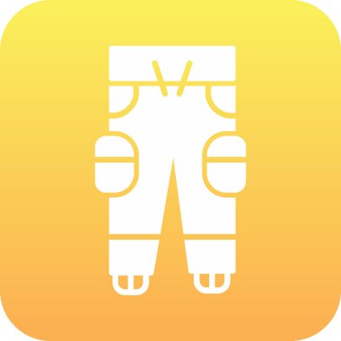 hokey ekipmanı düz simgesi