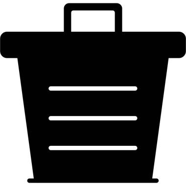 Alışveriş sepeti simgesi taslak biçiminde