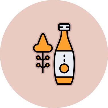 Şişe simgesinin vektör illüstrasyonu