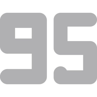 9-9-3-8-3-9 logo simgesi. 9-9-8-6-3 logo. Beyaz arkaplanda izole edilmiş vektör tasarım şablonu.