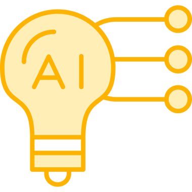 ai yapay zeka renk vektörü çizimi