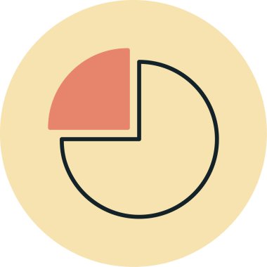 Pasta çizelgesi. Basit resimleme