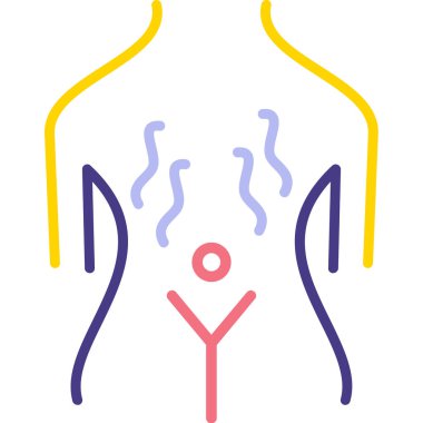 Vücut. Web simgesi basit illüstrasyon