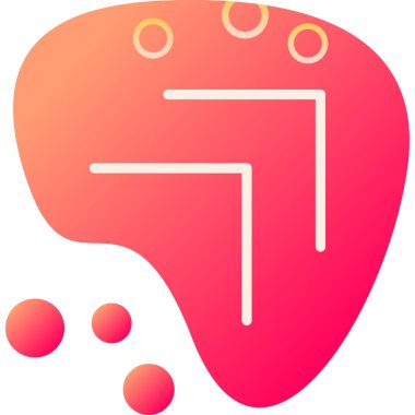 Harita konumu. Basit illüstrasyon