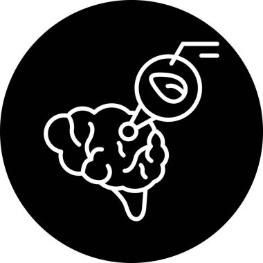Vektör Beyin simgesi illüstrasyonu