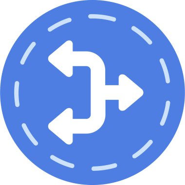 Ok ok yönü simgesi doldurulmuş - taslak biçimi