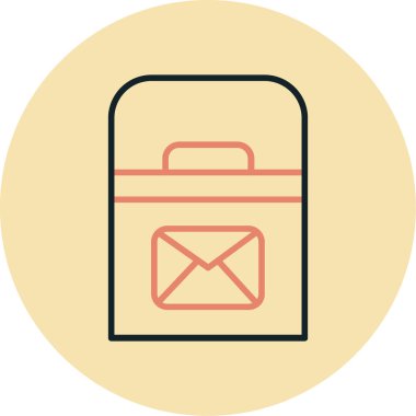 e- posta simgesi vektör illüstrasyonu