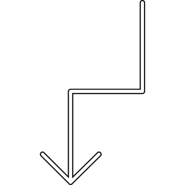 Ok simgesi. vektör illüstrasyonu