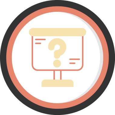 Soru işareti vektör illüstrasyonu