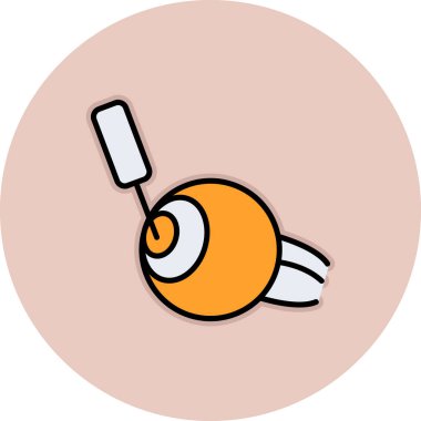 Çizgi film simgesinin vektör illüstrasyonu