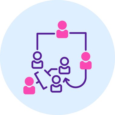 sosyal ağ simge vektör çizim